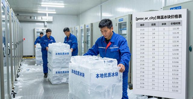 承德降温冰块多少钱一吨？本地制冰厂报价来了