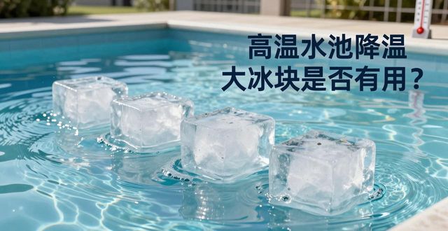 承德高温水池降温大冰块,到底管不管用?